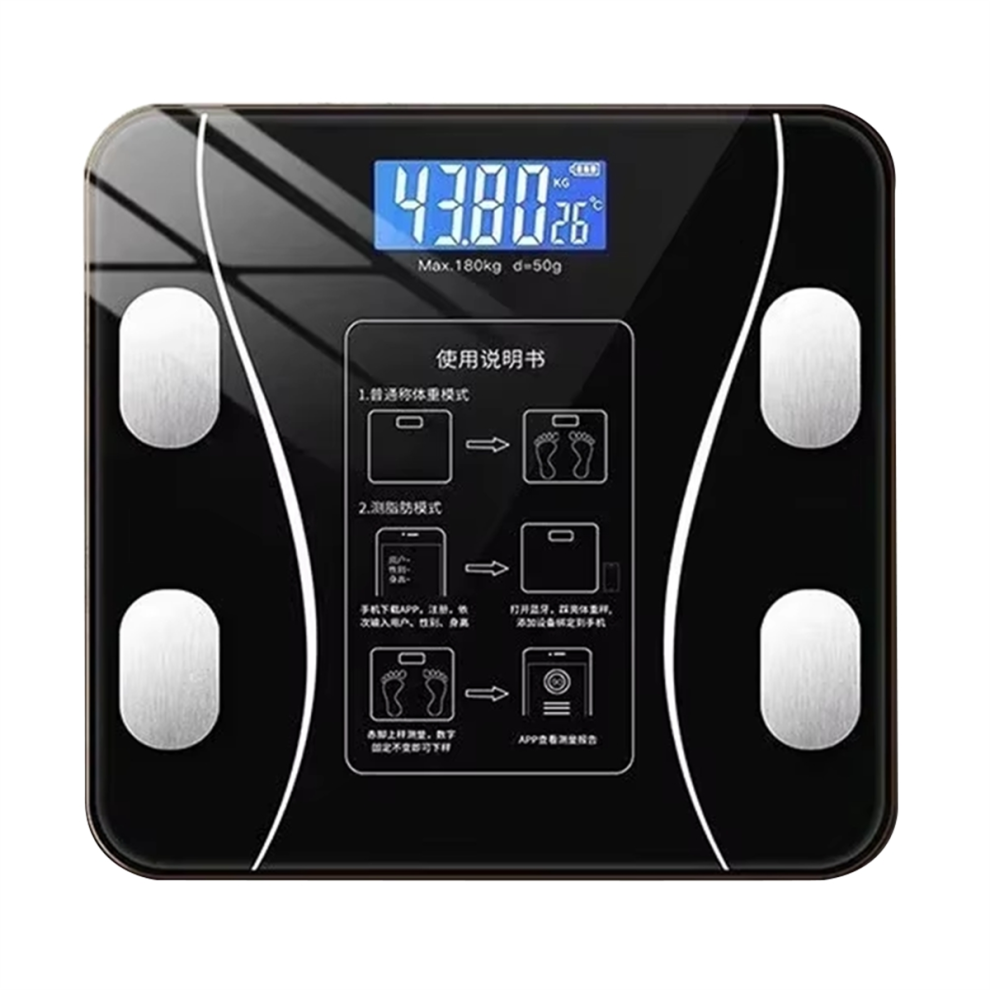 Typecat Black Body Fat Scale For Effective Weight Management Ultra-Precise Home Weig