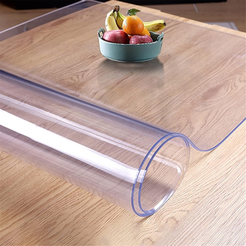 Nappe transparente 60 x 60 cm, protection de bureau, imperméable, lavable 2