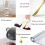 Nappe transparente 60 x 60 cm, protection de bureau, imperméable, lavable 7