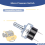 Mini-trykafbryder til luftkompressor AB-9063290 til D55146 D55167 D5516 3