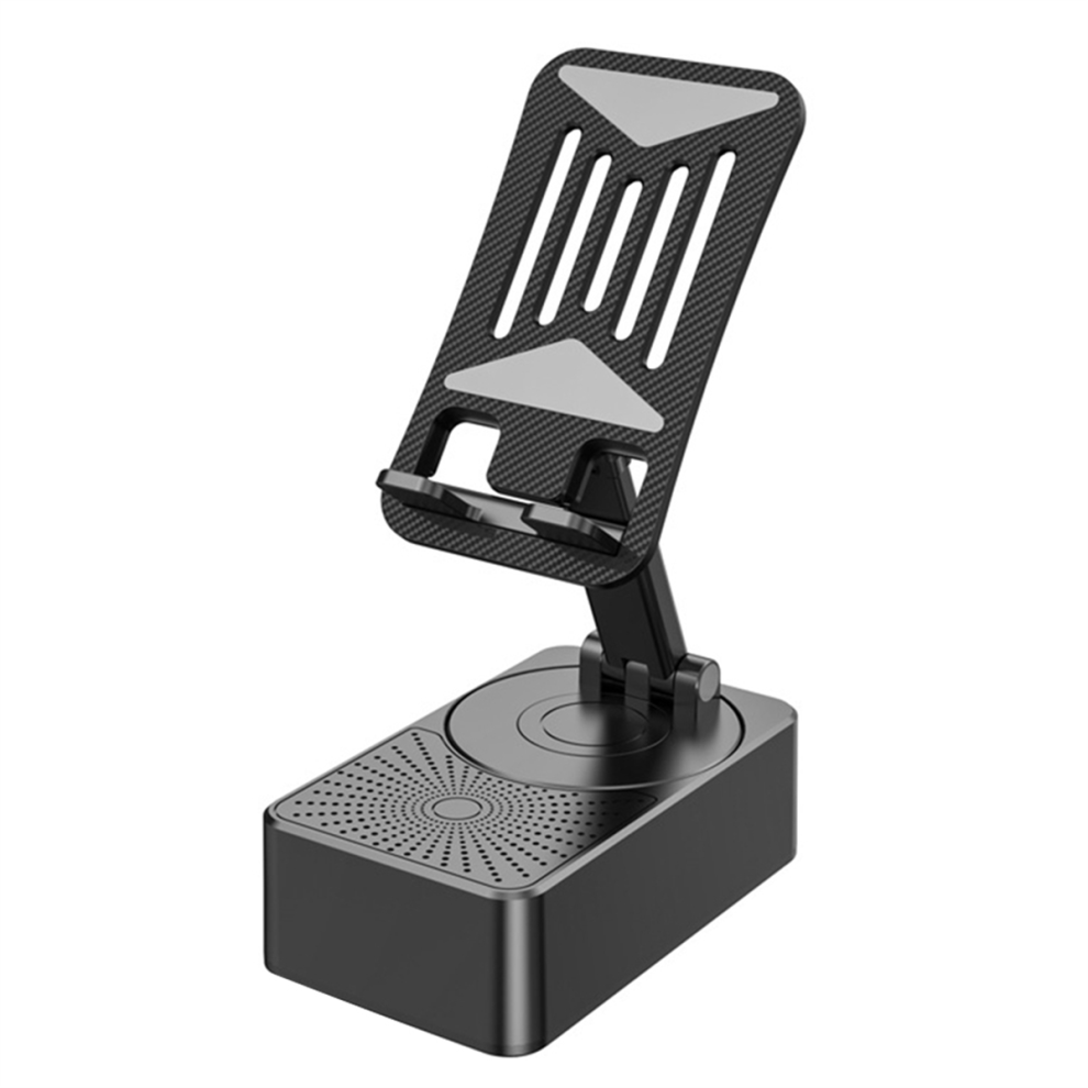 2-In-1 Cell Phone Stand With Wireless Bluetooth Speaker, Foldable Audi 4852641476074