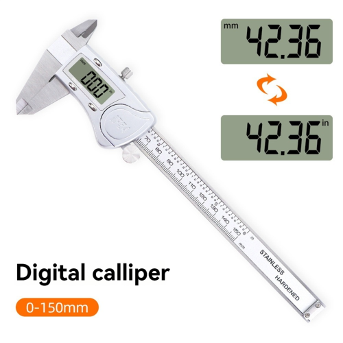 Herdet rustfri stålkaliper Digital Vernierkaliper Elektronisk W 2