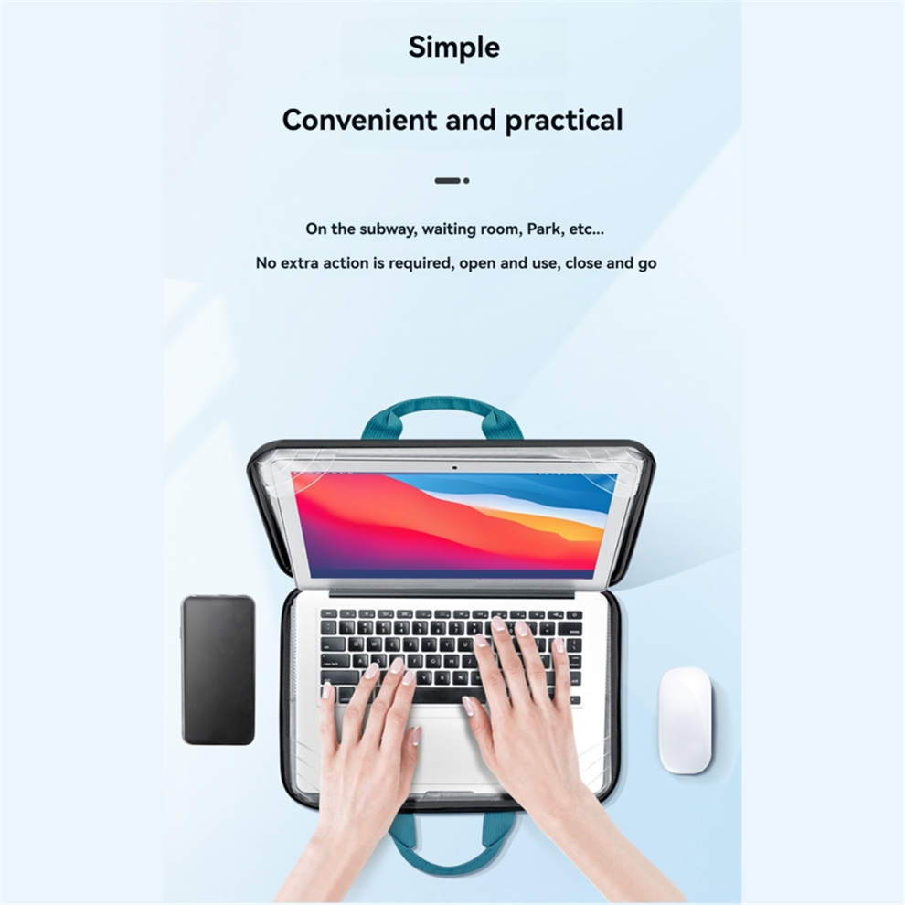 Bolsa Impermeable Para Computadora PortáTil, Funda Para Tableta, Bolso De Mano, PortáTil, Br-image