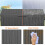 75 Gallon Resin Deck Box, Lockable Patio Outdoor Storage Box - Black 5