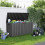 75 Gallon Resin Deck Box, Lockable Patio Outdoor Storage Box - Black 6
