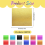 240 φύλλα GoldLeaf 12 χρωμάτων Gold FoilLeaf Πολύχρωμο χαρτί απομίμησης 4