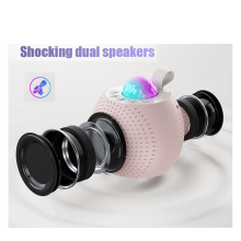 Prenosný Bluetooth karaoke reproduktor Vonkajší farebný ambientný svetelný signál Domáci hudobník