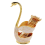 Σετ κουταλιών για επιδόρπιο καφέ Swan Style - Ευρωπαϊκή θήκη φρούτων & διακόσμηση 1
