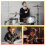 Drumsticks-Set, 5A-Holzsticks, Drum-Rod-Bürsten, einziehbare Drahtbürste 8