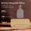 Vernevelende etherische olie diffusers, draadloos, oplaadbaar, houten glas 4