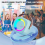 Karaokemachine, draagbare Bluetooth-luidspreker met 2 draadloze microfoons 6