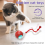Balle interactive pour chats d'intérieur, roulement rapide sur tapis, Chir 4