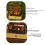 Small Electric Fake Fireplace Log Night Light USB Rechargeable 3 Modes 7