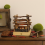 Small Electric Fake Fireplace Log Night Light USB Rechargeable 3 Modes 4
