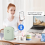 Draagbare labelmaker P12 draadloze Bluetooth continue printermachine 7