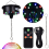Boule disco motorisée avec télécommande, rotation réglable de 3 à 15 tr/min, 18 LED 1