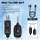 Sistem de transmisie wireless Microfon condensator dinamic 2.4G 48V conectat la X 11