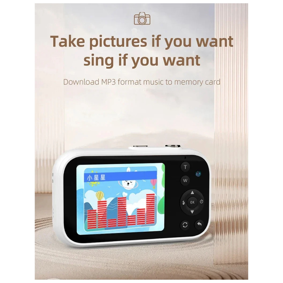 Nueva VideocáMara Digital Para NiñOs H17 1080P 48MP 16X Zoom Autofoco-image