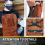 Workshop Apron with Tool Pocket, Men'S Heavy Duty Wooden Work for Blac 8