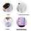 LED Jellyfish Night Light with Remote Control USB Powered Colorful Lig 5