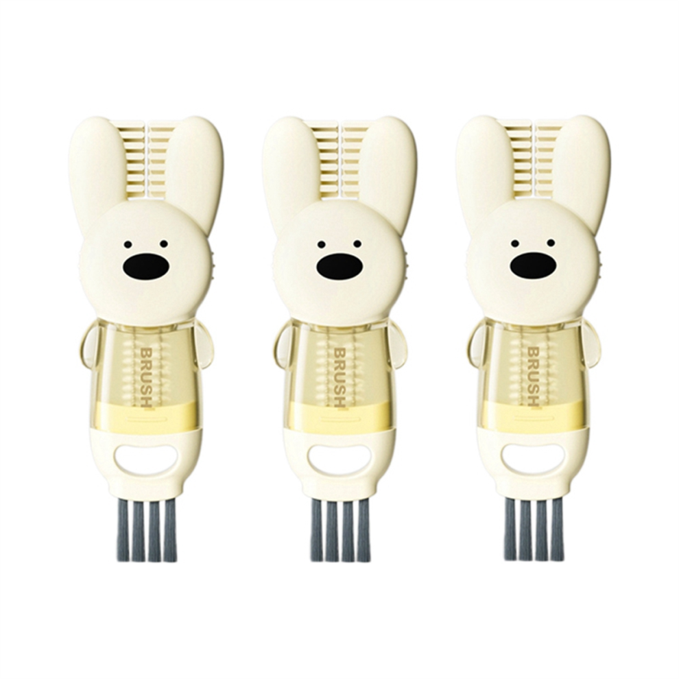 3pcs 3-In-1 Lid Brush Multi-Functional Cleaning Bottle Nipple Rim Flut-image-OPC-PJQ5M7M-NEW