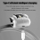 Bone Conduction Open Ear Clip Wireless Bluetooth 5.5 Headphones LED Br 4