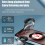 Bone Conduction Open Ear Clip Wireless Bluetooth 5.5 Headphones LED Br 1