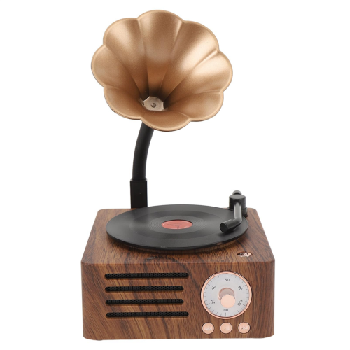 Retro Gramophone Vorm Bluetooth Luidspreker Draagbare Box Draadloos Buiten