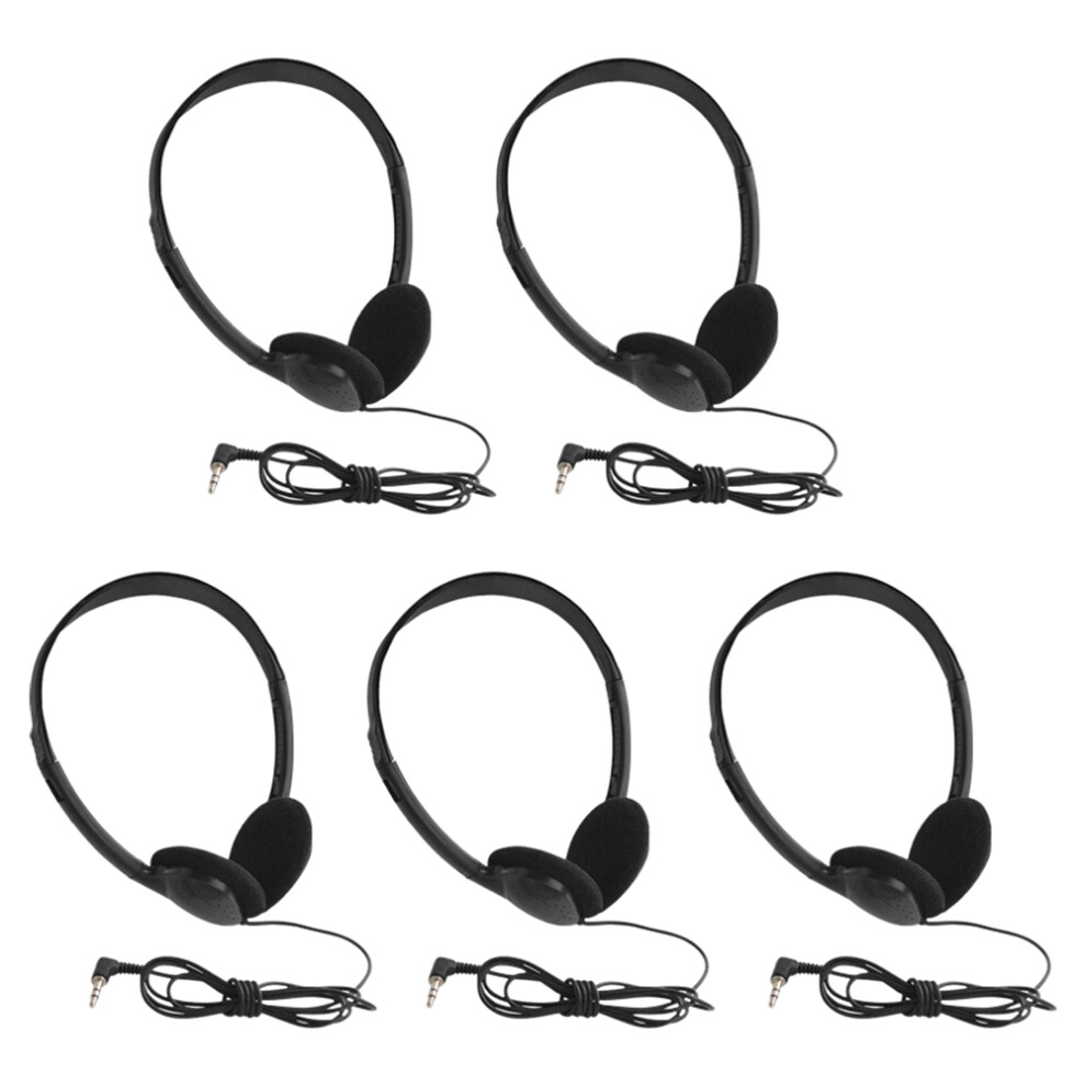 5PCS Classroom Headphones Kids 3.5mm Audio Headset for Students Childr-image-OPC-PJQ5N29-NEW