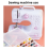 36pcs Sewing Threads and Bobbins,Colors Thread Set with Storage Plasti 6