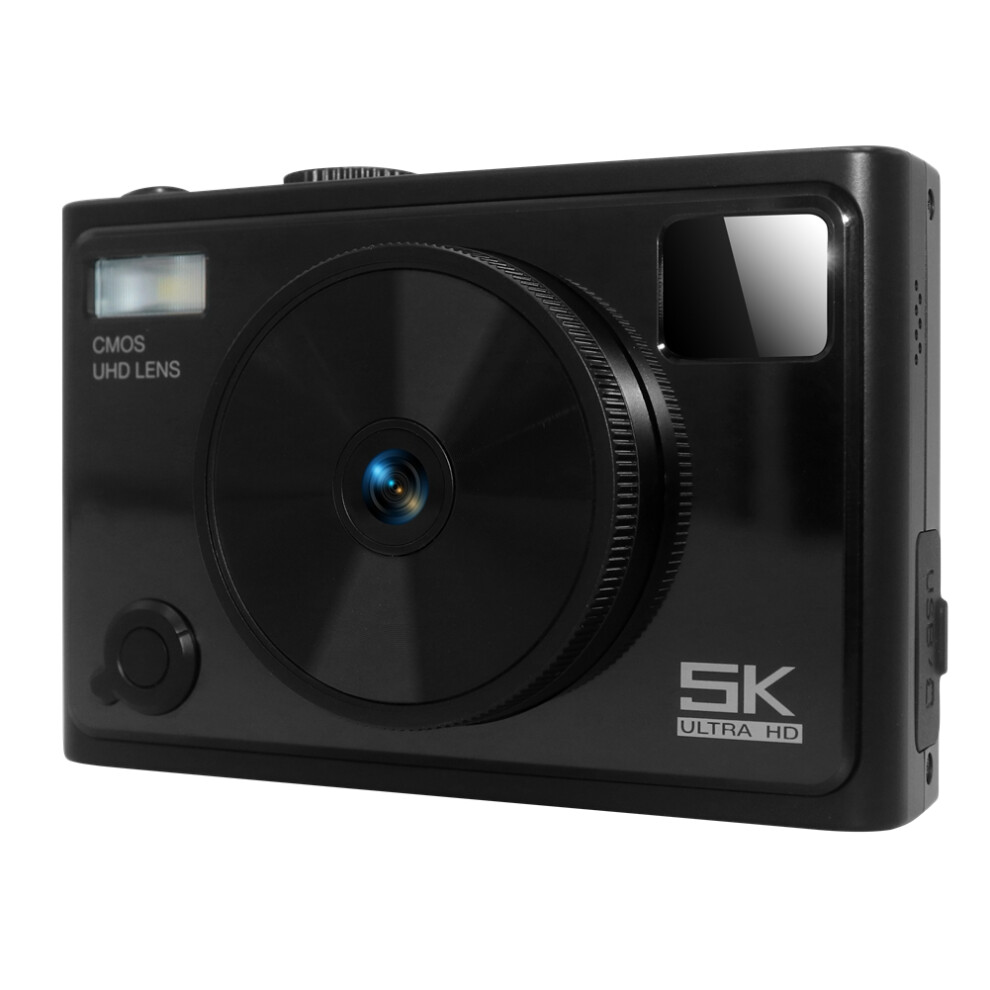 5K Digital Camera For Photography Compact Front And Rear Dual Lens Aut 4853103956165