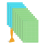 Cutting Mat Compatible, Adhesive Sticky Non-Slip Cut Mats Replacement 1