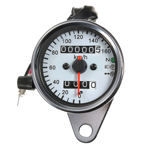 Μοτοσικλέτα Universal 12V LCD Ταχύμετρο Οδόμετρο Διπλής Χρήσης με 1