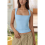 Women'S Square Neck Sleeveless Tank Tops M 5