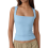 Women'S Square Neck Sleeveless Tank Tops M 4