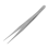 Finspids sølvfarvet spids lige pincet 4 1/2" 4