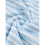Sleeveless Backless Two Piece Suit Blue and White L 4
