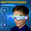 Night Vision Scope with Flip-out LED Blue for activities at night espe 5
