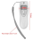 LCD Digital Alkoholmåler Alkometer Inhalator Håndholdt 5