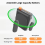 Wireless Lavalier Microphone Portable Voice Amplifier with 2 Mic, Rech 6