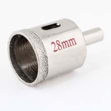28 mm hulsav til fliser, glas og keramik, diamantbelagt