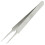 Mini spids pincet i poleret rustfrit stål, lige, 11 cm 2