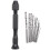 Mini mini Aluminum Hand Drill With Keyless Chuck +10x Twist Drills Rot 1