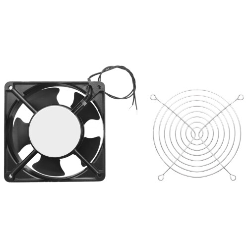 AC 220-240V 0.14A 120mmx120mm Metal Computer CPU Ventilator Sort 1