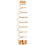 90 τεμάχια ανταλλακτικό επισκευής χαλκού Golden Jack για όρθιο πιάνο 4