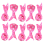 10 τεμάχια Magic Curler Hair Rollers Night Sleep Wave Point Foam Flexible S 11