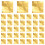 100pcs Square Sweets Candy Chocolate Lolly Paper Aluminum Foil Wrapper 1