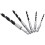 HSS 1/4 inch Hex Shank Point Twist Drill Bits Set Quick Change 5pcs 4 3