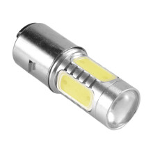 12V BA20D H6 4 COB LED White Bulb Light For Motorcycle Bike Moped ATV