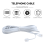 6P2C RJ11 Han-til-stik Telefonledningskabel 5M 5